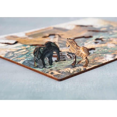 Drewniane puzzle A4 Simon de Myle 
